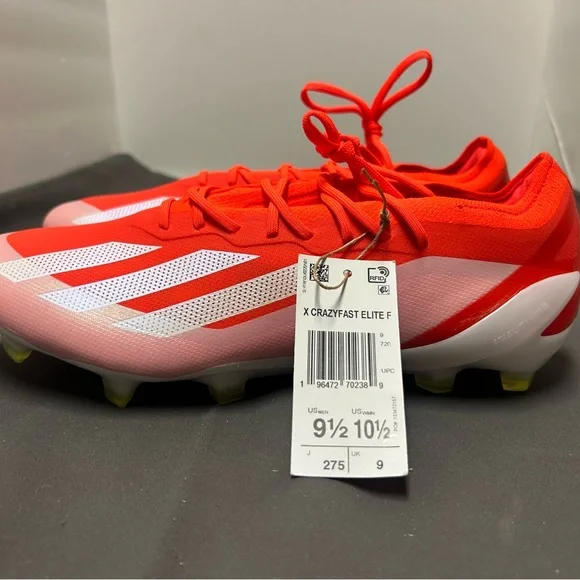 Adidas X Crazyfast Elite FG 'Energy Citrus Pack' IG0593 Men's Size 9.5.